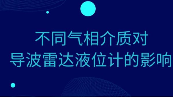 不同氣相介質對導波雷達液位計測量準確度的影響